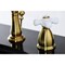 Kingston Brass KB1977PX 8" Widespread Bathroom Faucet, Brushed Brass KB1977PX - alternate 2